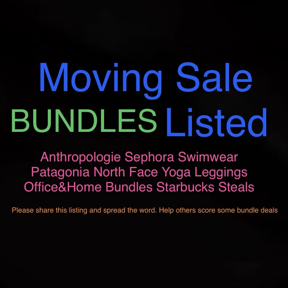 📍📦⏲️ Moving sale bundles!